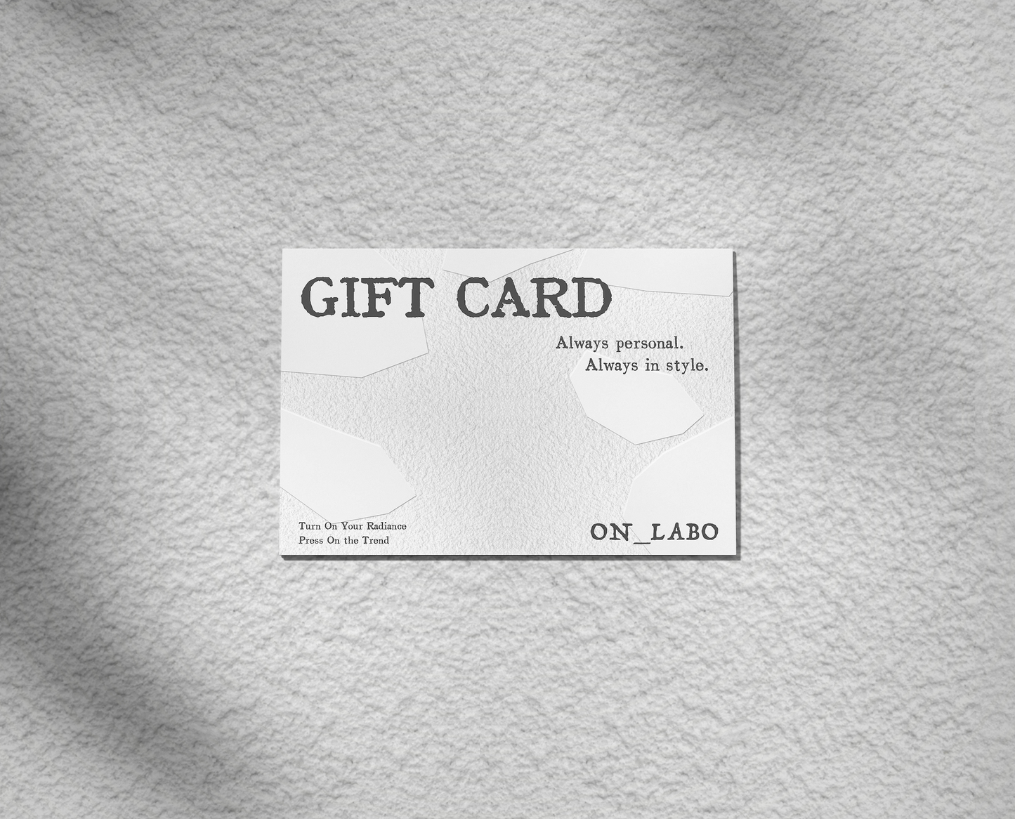 ON_LABO Gift Card